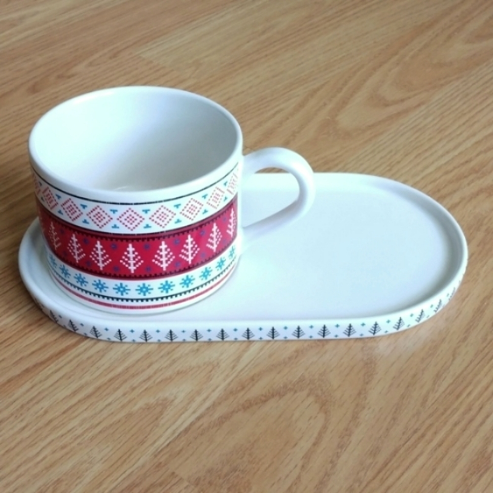 NWOT | Chapters Indigo Nordic Mug and Tray Set